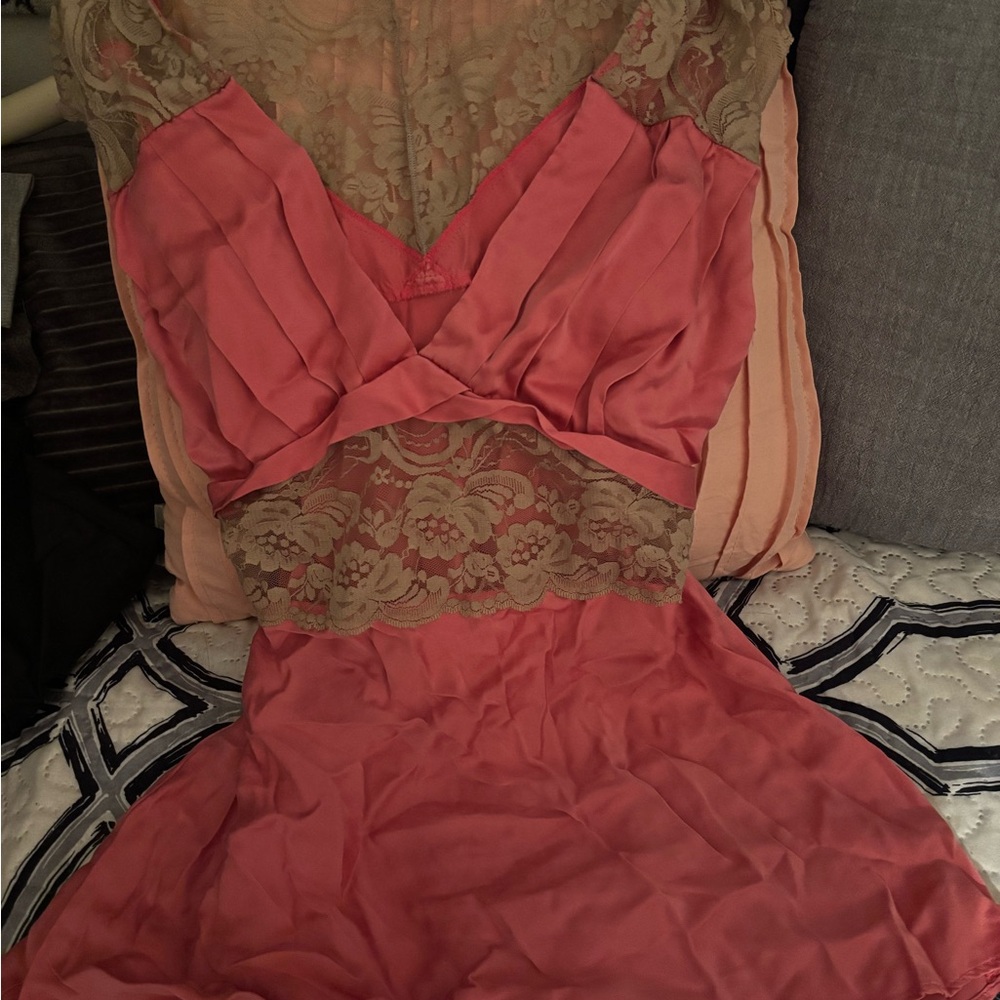To the Max Pink Lace Dress